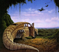 ✿ Jacek Yerka 最新的超现实主义插画 ✿