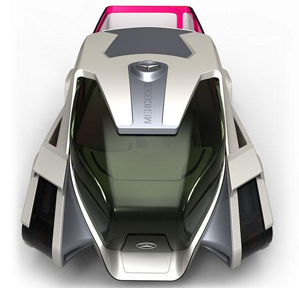 折叠结构的拉风未来TET概念跑车