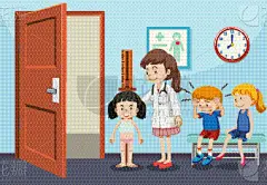 健康保健,儿童,男孩,白色,人,听诊器,考试,生病