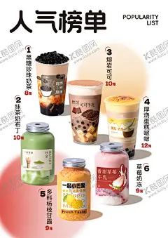 奶茶人气榜单海报 【酷图网】奶茶榜单海报,人气榜单,奶茶灯箱片,黑糖珍珠奶茶,抹茶奶布丁,草莓奶冻,蛋糕奶茶,熔岩可可,奶茶波波,饮品海报,珍珠奶茶海报