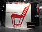 Exhibition stand EXPOPROJECT by Nick Sochilin, via Behance