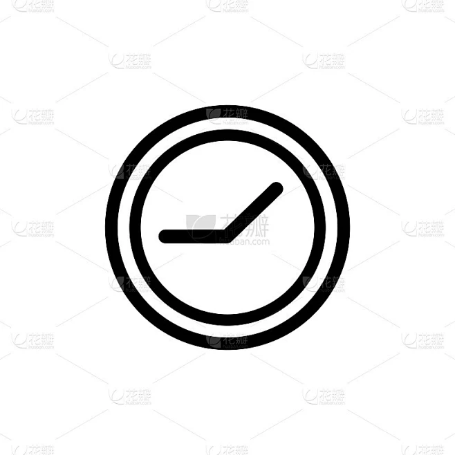 时钟时间线图标。网络闹钟符号素材-花瓣网