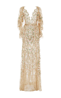 Embroidered Chantilly Lace Tulle Gown by MARCHESA for Preorder on Moda Operandi