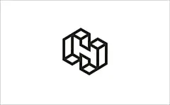 h 英语字母艺术LOGO字体
