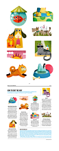 Spot illustrations for Martha Stewart Living Magazine : Spot illustrations Martha Stewart Living Magazine.The article talks about how to keep your pets cool during the hot summer months.Art director - Riyait  Jaspal