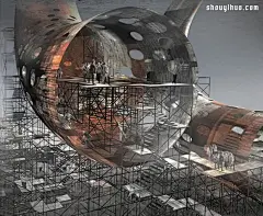 以风吹起艺术的号角 丹麦风力发电共鸣装置 -  www.shouyihuo.com