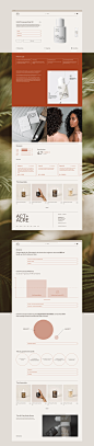 beauty e-commerce Online shop online store UI UI/UX Website website development Wellness Shopify
