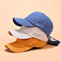 This contains an image of: Hat fashion in stock 100% cotton baseball cap with letters embroidery