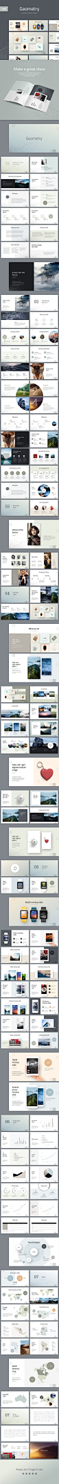 Geometry - Modern Keynote Presentation Template - Business Keynote Templates