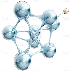 3D化学分子贴纸