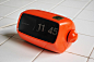 vintage 70 DiGiTAL FLiP CLoCK ORANGE Copal Caslon : This is a vintage DIGITAL FLIP CLOCK. Made by Copal Caslon for Sunbeam, Model 101, made in Japan. Just about the coolest thing ever and a perfect