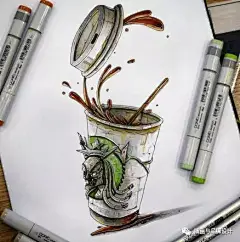 I&amp;B手绘丨同样是用马克笔画手绘,差距咋就那么大呐（二）