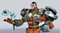 OVERWATCH - Sigma 'Subject Sigma & Asylum' Character Skin, RABCAT GAME ART : These are 2 "Legendary" character skins of Blizzard´s "Overwatch", created at Rabcat Game Art.
Congratulations to the whole team at Blizzard and thanks fo