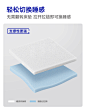 奈高(NAIGAO)记忆棉床垫0胶水独立弹簧22cm厚双人家用席梦思言栖-tmall.com天猫