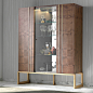 London Collection Modern Veneered Designer Glass Drinks Cabinet | Juliettes Interiors : London Collection Modern Veneered Designer Glass Drinks Cabinet at Juliettes Interiors.