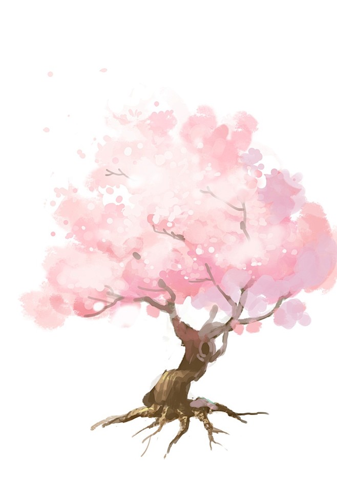 原创作品：樱花树