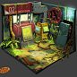 Vesta Level Design 01, David Puerta Altes : Some assets for Vesta (MAX was the codename), a videogame that I'm currently doing with Manuel Usero and his amazing team, FinalBoss.A game with puzzles, deep steampunk atmosphere and awesome story, next time I'