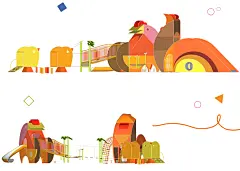 自然主题游乐场设备