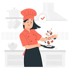 女厨师svg插画 - PNG派