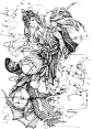 K018ENUCLB79G手绘插画线稿