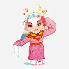 卡通京剧人物_新图网 https://ixintu.com 京剧脸谱 精华 卡通 中国元素