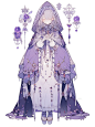 韵美人系列华服4p｜端庄优雅紫色合集