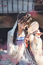 冰骨清寒瘦一枝，懒妆斜立澹春姿-汉服频道-我爱古装网