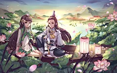 手游《天下》官方高清人物原画壁纸