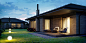 Private houses : Private houses in Vilnius. 3D rendering. 
