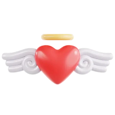 天使之心 3D 图标