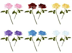 矢量玫瑰花月季花  - 源文件下载【酷图网】玫瑰花,月季花,矢量玫瑰花,手绘玫瑰花,多彩玫瑰花,矢量月季花,