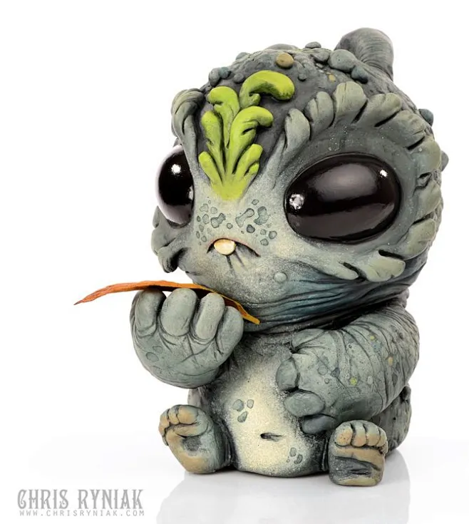 I don't know what it is and it probably grows up to be a scary omnivore ...