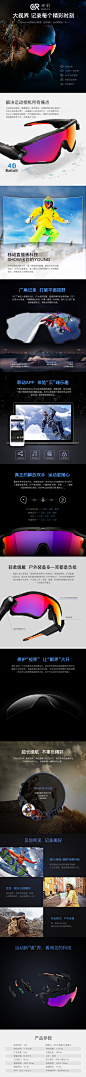 光衍RayCore，智能运动眼镜，产品展示图