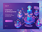 2.5d illustration web illustration