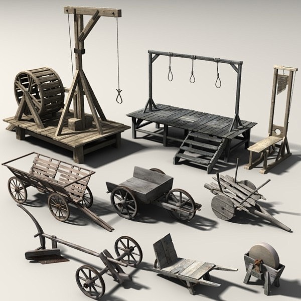 medieval props 3d 3d...