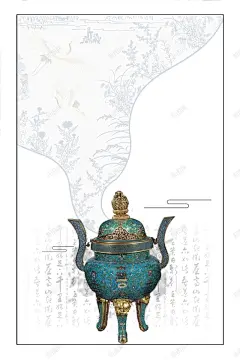 2017年白色中国风古玩收藏海报 瓷器 高清背景 背景 设计图片 免费下载 页面网页 平面电商 创意素材