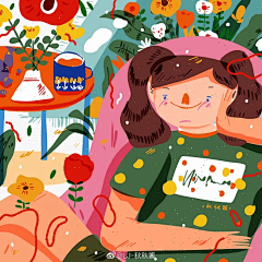 淇淇的77采集到扁平风插画