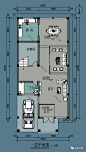 8x16米田园别墅，两侧不开窗可做联排（全图+预算+视频展示）