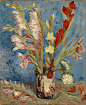 Vincent van Gogh, Vase with Gladioli and Chinese Asters, 1886