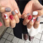 #knitted nail##毛衣甲#  配色，你更钟意哪个？ ​​​​