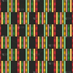 纺织品,肯特布,四方连续纹样,国内著名景点,华丽的,传统,条纹,加纳