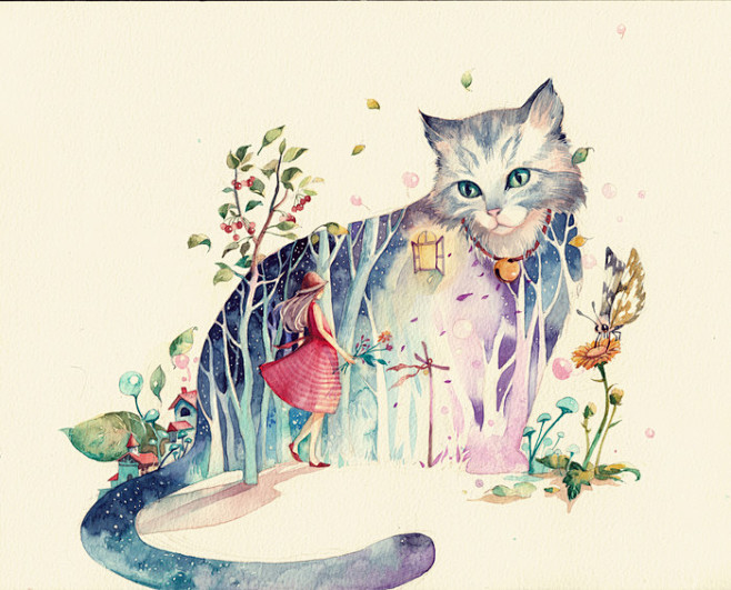 mycat-不管了（付璐）_猫_涂鸦王国...