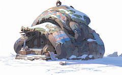 苏sc采集到雪地雪景建筑物