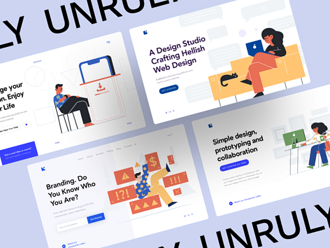 Unruly Illustrations...