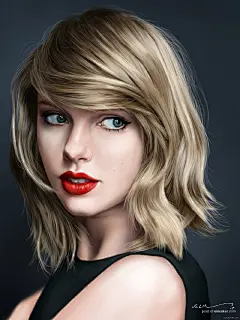 好莱坞女星插画设计作品欣赏