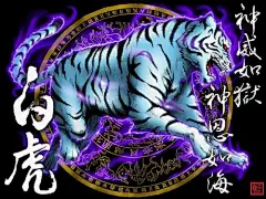 青龙白虎朱雀玄武传统四神兽壁纸