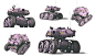 Red Water Armaments - Heavy Transport, Jonathan Wenberg : Future warfare drone vehicle : Heavy All terrain transport vehicle.