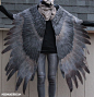 whimsy-cat: Wing shawls by MissMonsterMel. /for RP character: 
