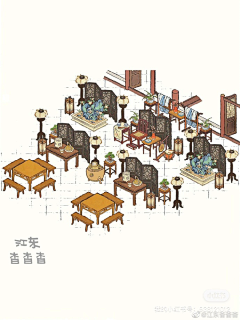 兔子乖怪采集到江南百景图