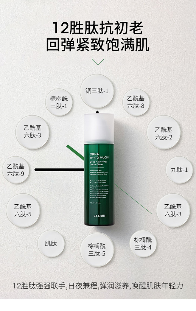 JAYJUN秋葵深层滋润保湿水150ml...